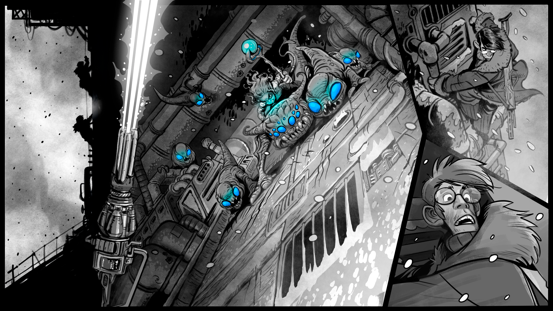 Tower Petroleum the first comic sketch